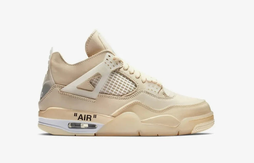 Air Jordan 4 Retro X Off-White 'SAIL'